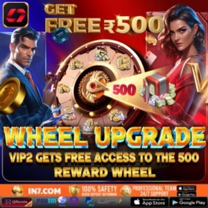 Mobile gamer using IN7 Game APK application