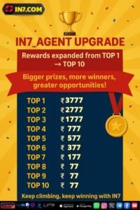 Android user playing IN7 Game APK latest version